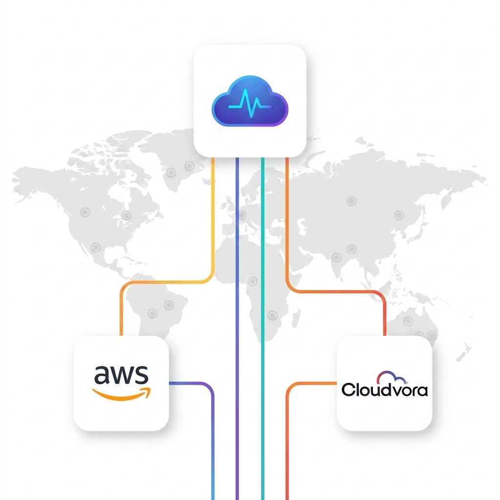 Cloudvora connecting workloads across AWS regions